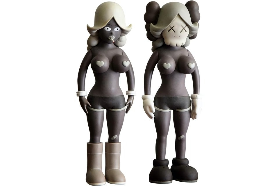 KAWS The Twins Vinyl Figure Grey