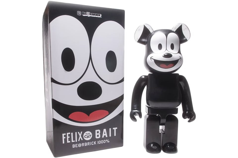 Bearbrick x BAIT x Medicom x Felix the Cat 1000%