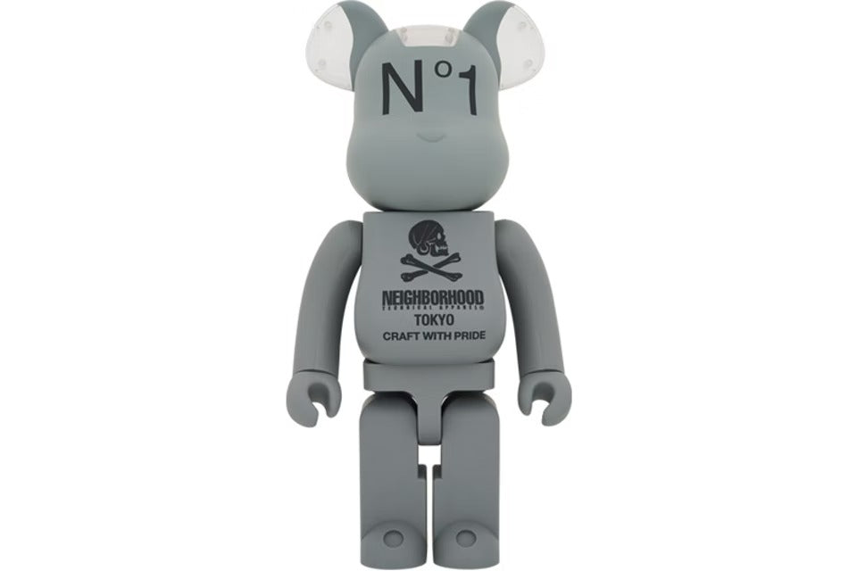 Bearbrick x Neighborhood 1000% Grey
