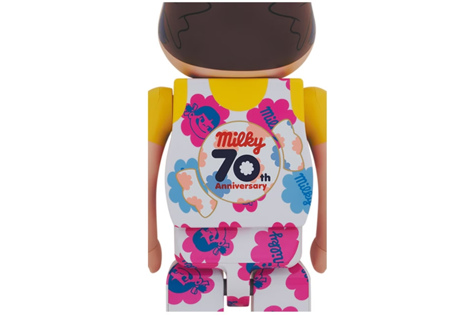 Bearbrick Peko-chan Milky 70th Anniversary 1000%
