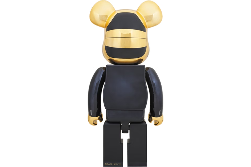 Bearbrick x Daft Punk Random Access Memories Version 1000% Gold