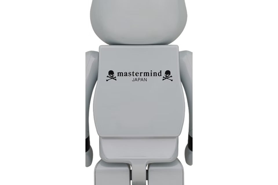 Bearbrick x mastermind JAPAN 1000% WHITE CHROME