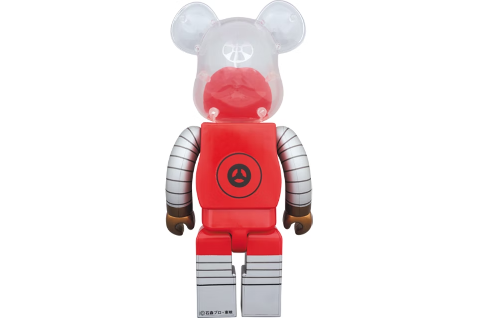Bearbrick Robocon 1000% Red/Grey