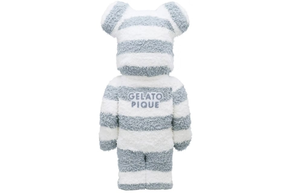 Bearbrick x Gelato Pique Pajamas 1000% White/Blue
