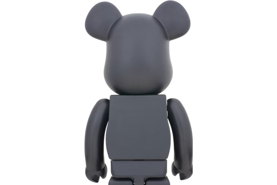 Bearbrick Dry Carbon Plain Weave 1000% Black