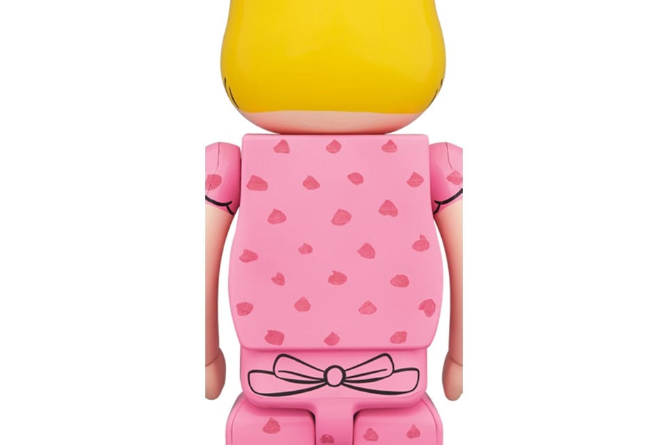 Bearbrick x Peanuts Sally Brown 1000% Pink