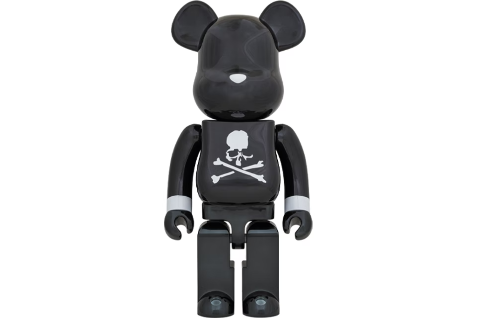 Bearbrick x mastermind Japan Black Chrome Ver. 1000%