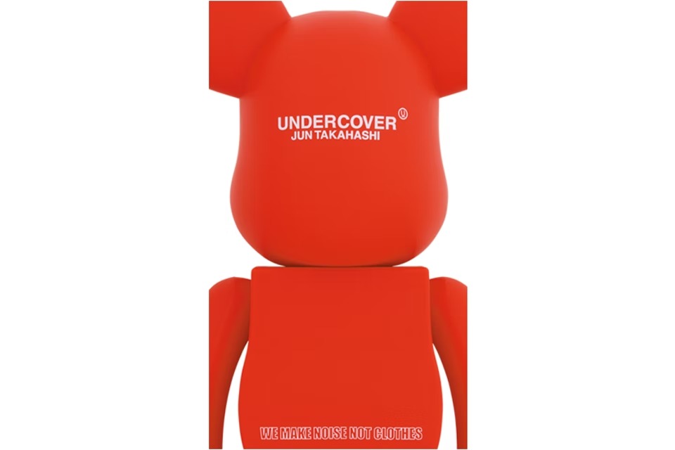 Bearbrick x UNDERCOVER Logo 1000% Red