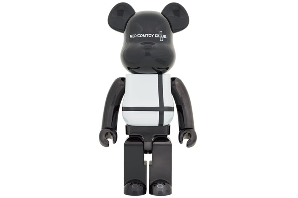 Bearbrick Medicom Toy Plus 1000% Black Chrome Ver