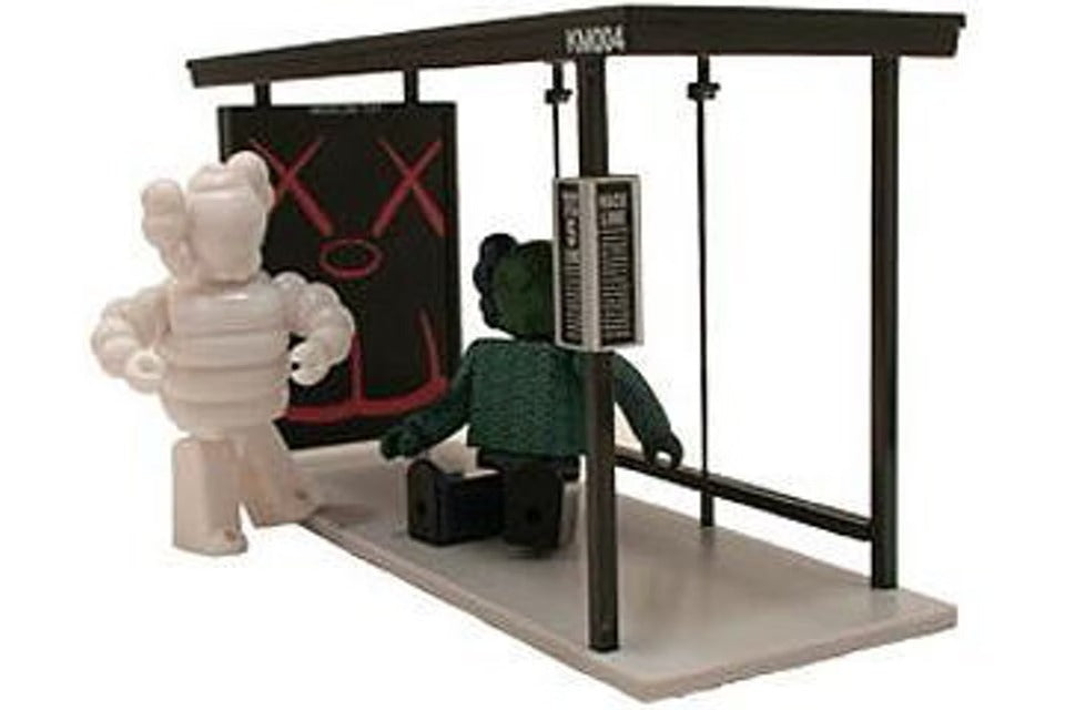 KAWS x Medicom Bus Stop Series Volume 4 Vinyl Toy White/Green