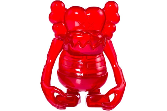 KAWS Bounty Hunter Skull Kun Vinyl Figure Red