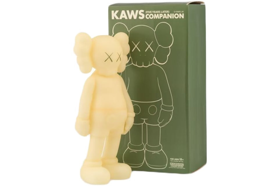 KAWS Five Years Later Companion Vinyl Figure Glow In The Dark (Green Eyes)