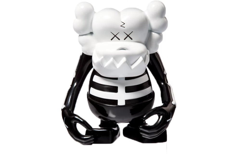 KAWS Bounty Hunter Skull Kun Vinyl Figure White/Black