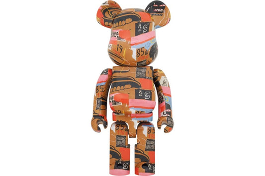 Bearbrick Andy Warhol x JEAN-MICHEL BASQUIAT #2 1000%