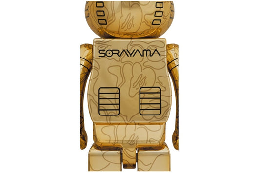 Bearbrick x BAPE x Hajime Sorayama Camo Shark 1000%