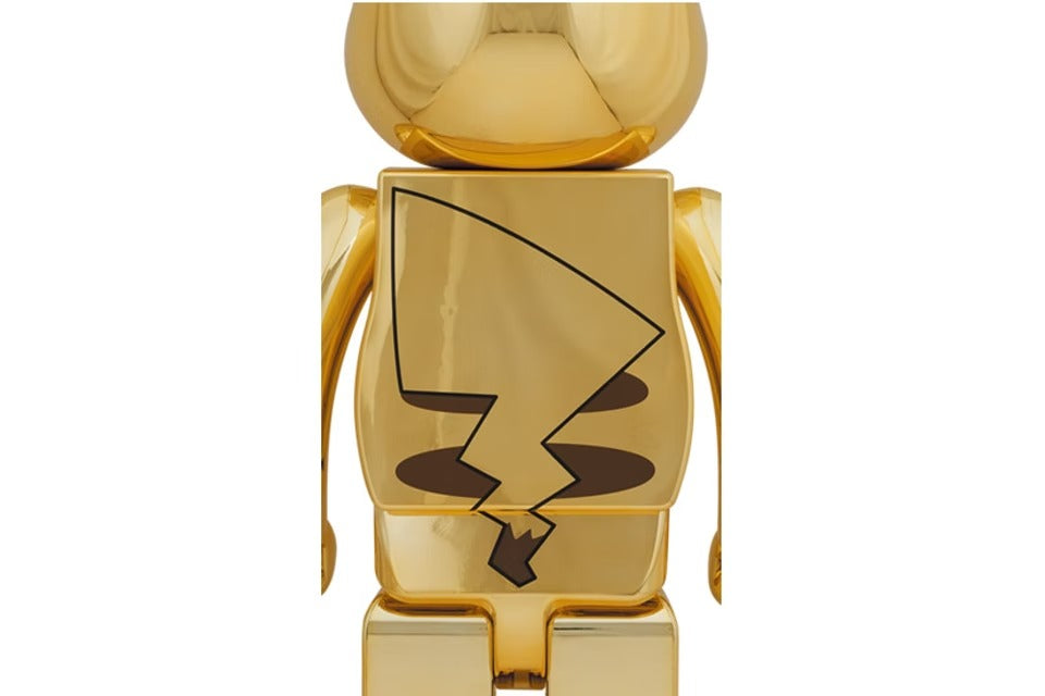 Bearbrick Pikachu 1000% Gold Chrome Ver.