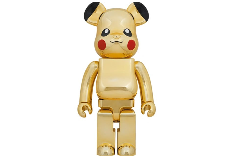 Bearbrick Pikachu 1000% Gold Chrome Ver.