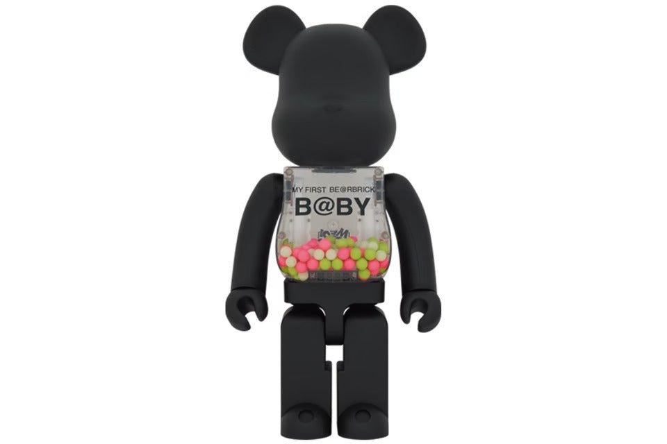 Bearbrick My First Baby 1000% Matte Black Glow