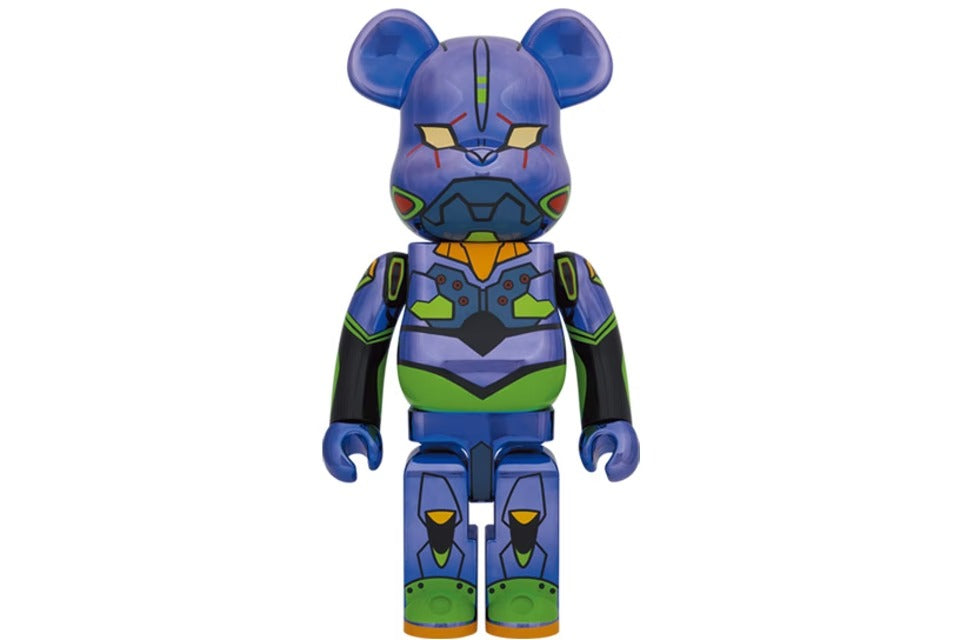 Bearbrick Evangelion Unit 1 1000% Chrome Ver.