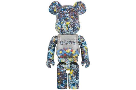 Bearbrick My First Baby Jackson Pollock Studio Ver. 1000% Multi