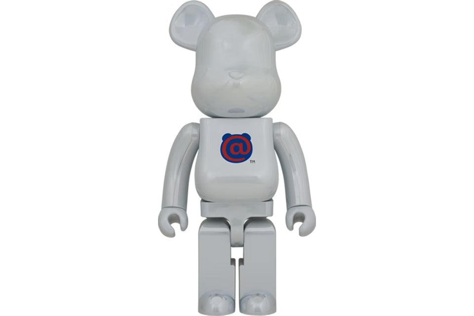 Bearbrick 20th Anniv. 1st Model 1000% White Chrome