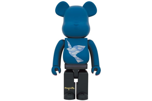 Bearbrick René Magritte (L'oiseau de ciel 1965/La belle societe 1965) 1000%