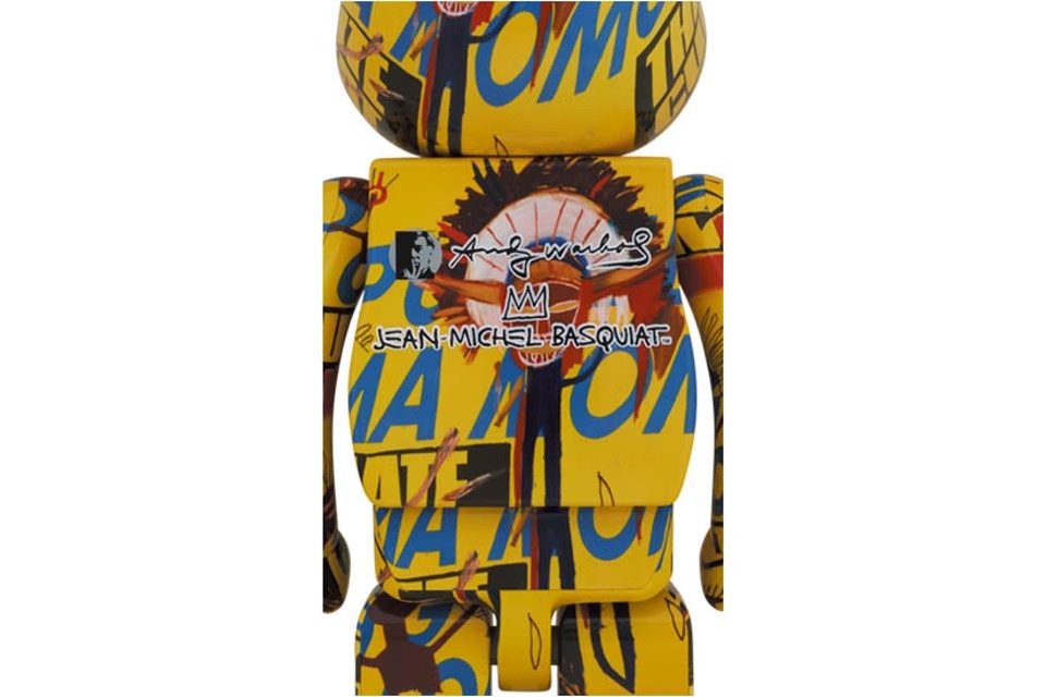 Bearbrick Andy Warhol x Jean-Michel Basquiat #3 1000%