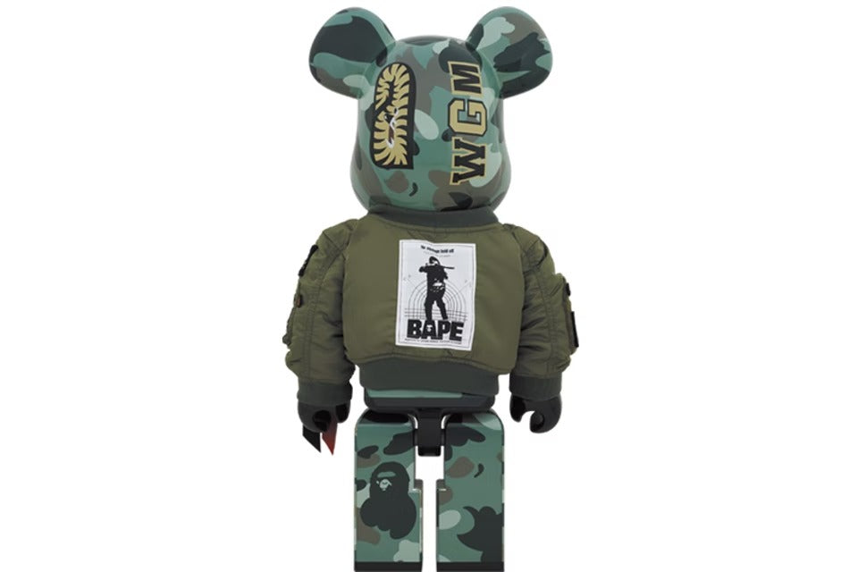 Bearbrick x Bape x Alpha Industries 1000%