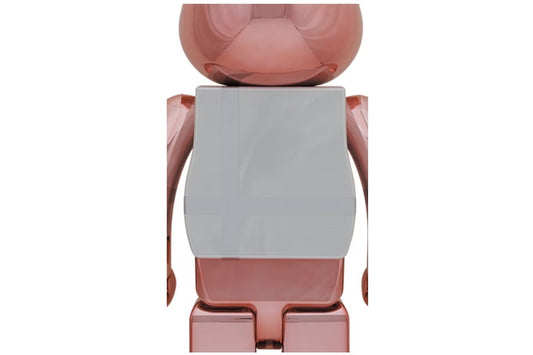 Bearbrick Medicom Toy Plus 1000% Pink Gold Chrome Ver.