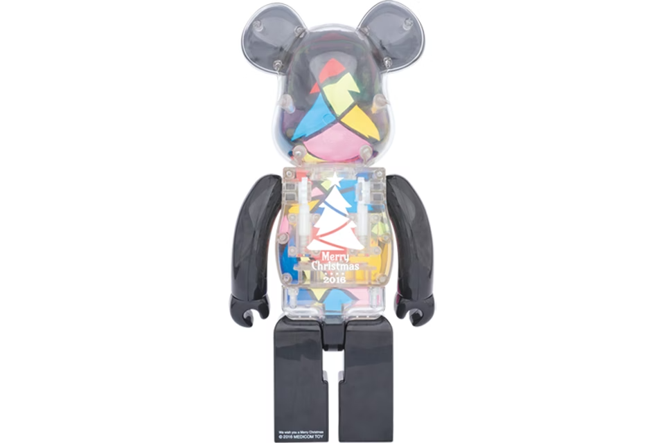 Bearbrick 2016 Xmas Stained Glass 1000% Multi