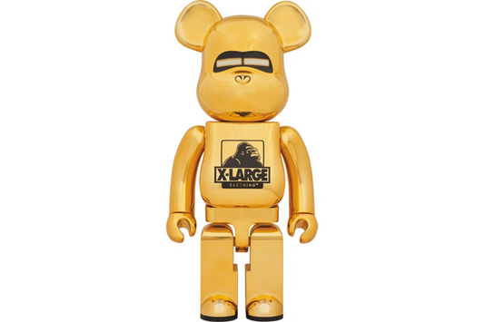 Bearbrick x XLarge x Hajime Sorayama 1000% Gold