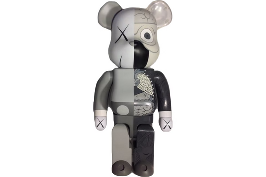 Bearbrick Kaws Dissected 1000% Grey