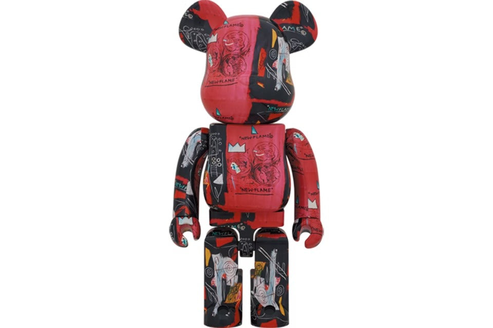 Bearbrick Andy Warhol x JEAN-MICHEL BASQUIAT #1 1000%