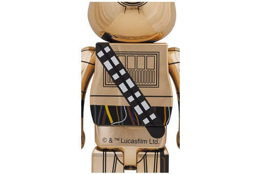 Bearbrick C-3PO (The Rise of Skywalker Ver.) 1000% Gold Chrome Ver.