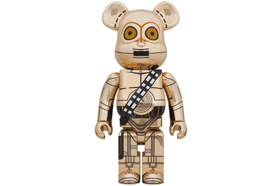 Bearbrick C-3PO (The Rise of Skywalker Ver.) 1000% Gold Chrome Ver.