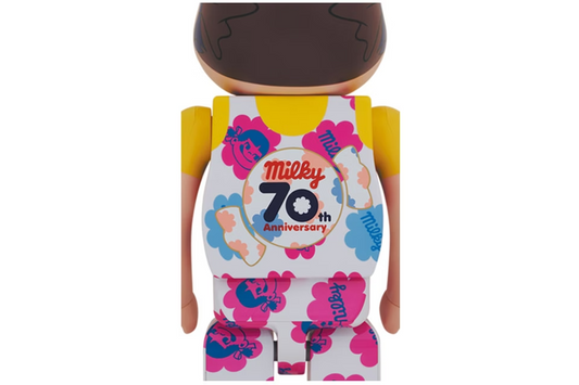 Bearbrick Peko-chan Milky 70th Anniversary 1000%