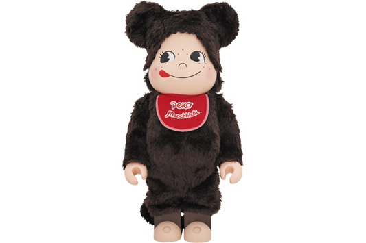 Bearbrick Peko Monchhichi Pekochhichi 1000% Brown