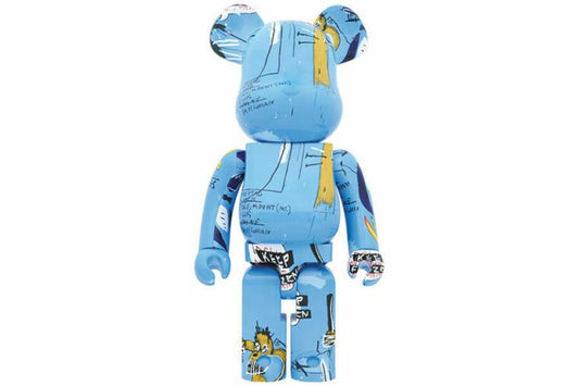 Bearbrick Jean-Michel Basquiat #4 1000% Blue