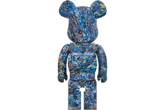 Bearbrick x Jackson Pollack Studio Water Print 1000% Multi