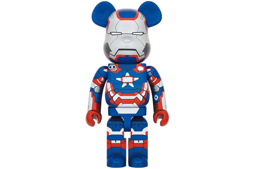 Bearbrick x Marvel Iron Man 3 (Iron Patriot) 1000%