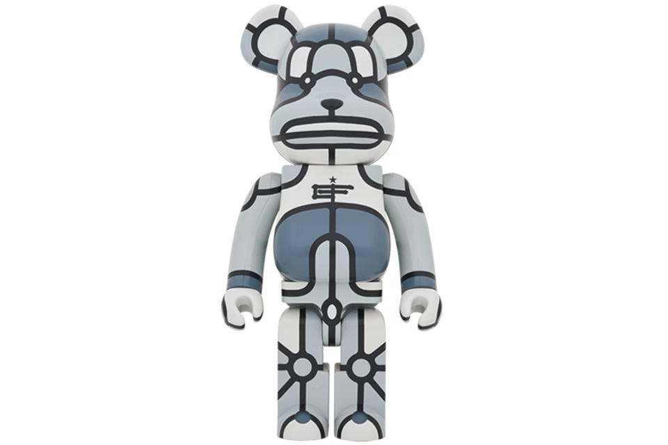 Bearbrick x XLARGE x David Flores 1000% Black