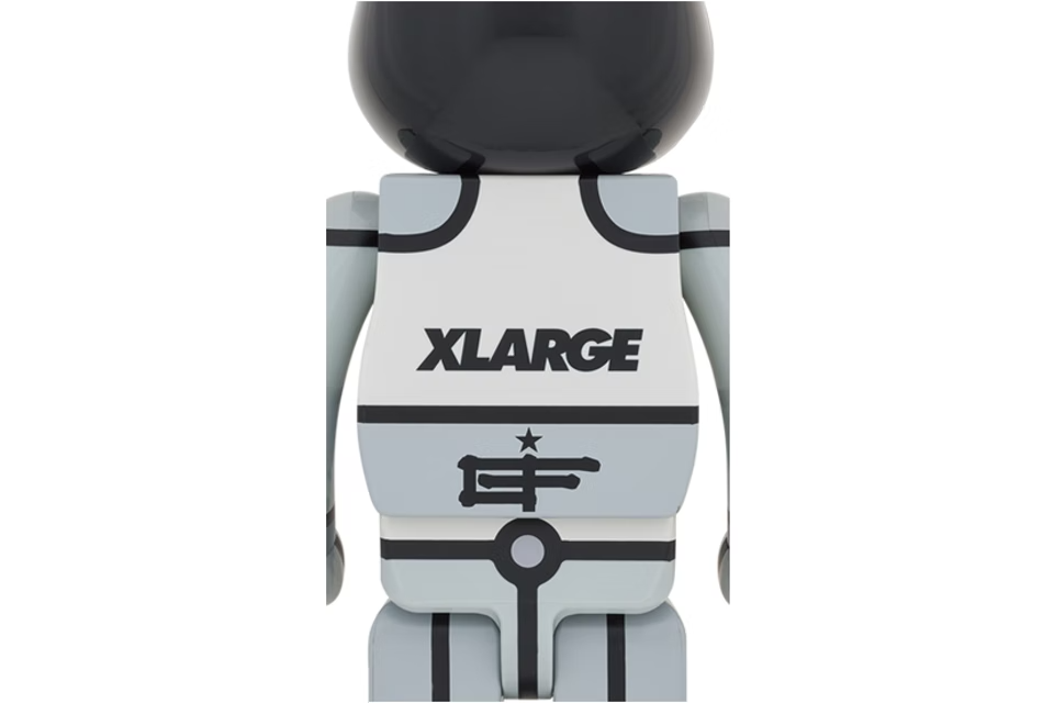 Bearbrick x XLARGE x David Flores 1000% Black