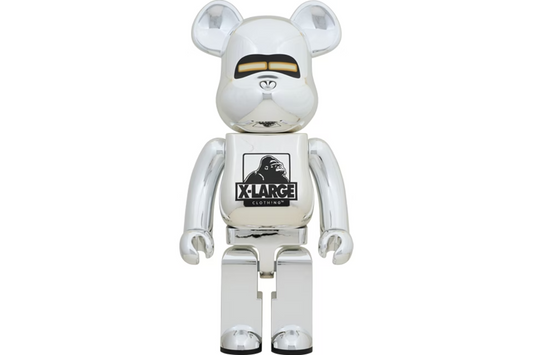 Bearbrick x XLarge x Hajime Sorayama 1000% Silver