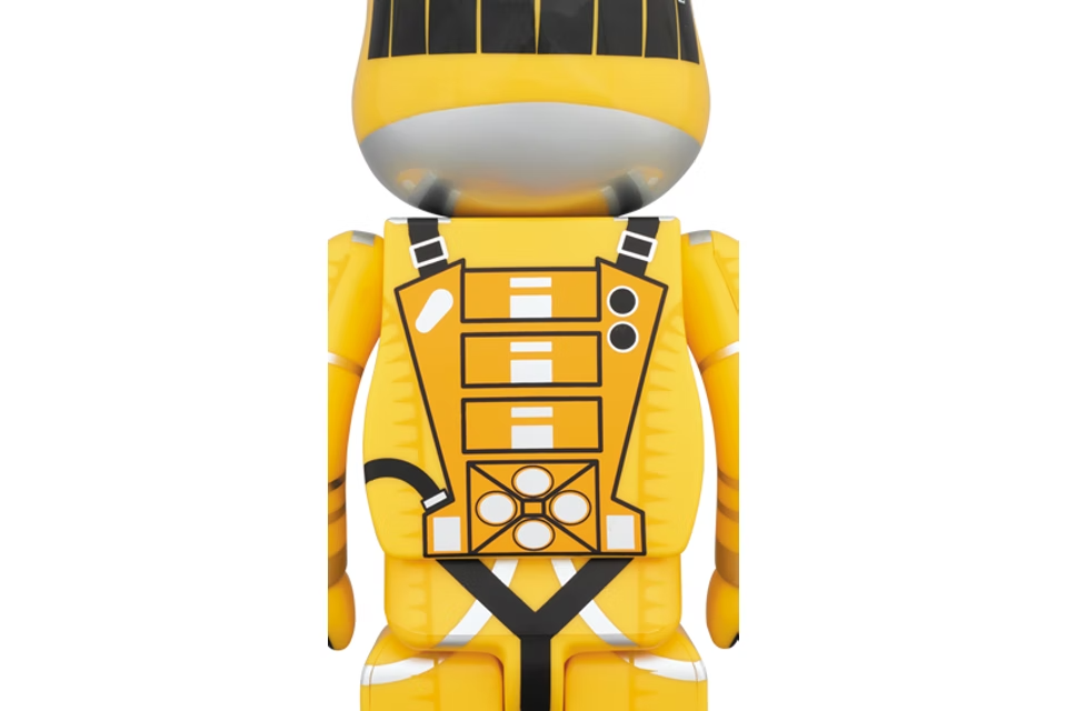 Bearbrick x 2001 A Space Odyssey Space Suit 1000% Yellow