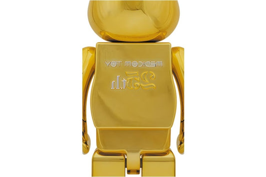 Bearbrick Medicom Toy 25th Anniversary 1000% Gold Chrome