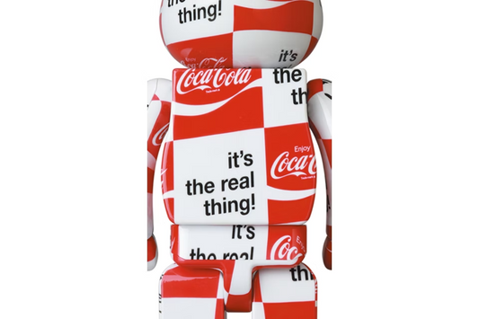 Bearbrick atmos x Coca-Cola 1000% CHECKERBOARD