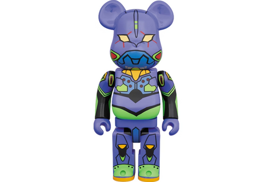 Bearbrick Evangelion First Machine 1000% Purple Multicolor