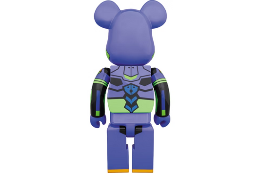 Bearbrick Evangelion First Machine 1000% Purple Multicolor