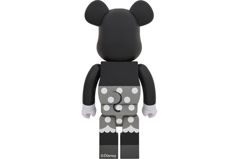 Bearbrick x Disney Minnie Mouse B&W Version 1000% Multi