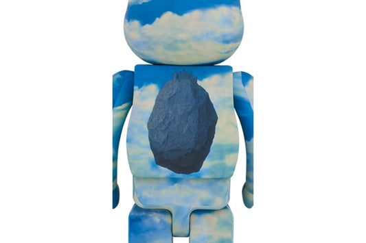 Bearbrick Rene Magritte "La Reconaissance Infine 1963/The Castle of the Pyrenees" 1000%